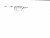 CPM Amsterdam vue sur le Port 