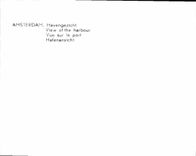 CPM Amsterdam vue sur le Port 