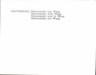 CPM Amsterdam Nieuwmarkt avec le Waag 