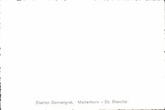 CPM Station Gornergrat Matterhorn Dt Blanche 