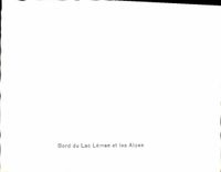 CPM Bord du Lac Leman et les Alpes Peche Pecheur Bateau