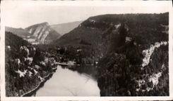 CPM Villers le Lac Vue generale du dernier Bassin du Doubs 