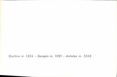 CPM Cortina Sorapis Antelao 