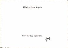 CPM Reims Place Royale 