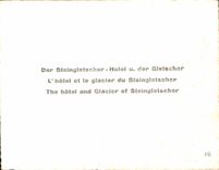 CPM L'Hotel et le glacier du Steingletscher 