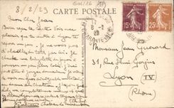 CPA Mirambeau le chateau porte Gallo romaine 