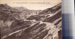 CPA Col de la Cayolle Les Lacets de la Route des Alpes 