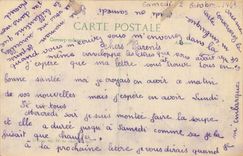 CPA Bombardement de Reims La Cathedrale en feu Militaria