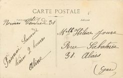 CPA Nimes Jardins de la Fontaine Le Grand Escalier 