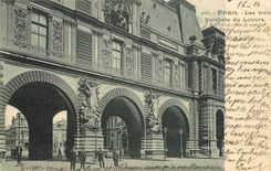 CPA Paris Les trois Guiehets du Louvre 