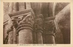 CPA Blois L et C Eglise Saint Nicolas Chapiteaux 