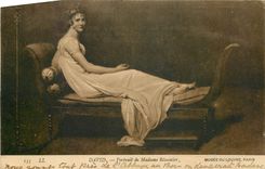 CPA David Portrait de Madame Recamier Musee du Louvre Paris 