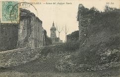 CPA Fuenterrabia Ruines del Angigno Fuerte 