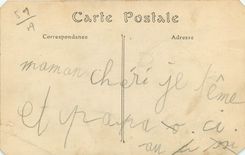 CPA Campagne de 1914 Bombardement de Reims Papiere de la Mulualite Place du Palais de Justice Milita