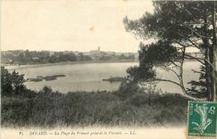 CPA Dinard La Plage du Prieure prise de la Vicomte 