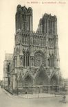 CPA Reims la Cathedrale Facade 