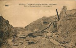 CPA Reims Fort de la Pompelle Rempart Sud Ouest Militaria