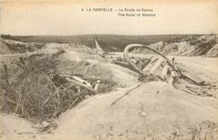 CPA La Pompelle La Route de Reims 