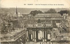 CPA Nancy Arc de Triomphe et Place de la Carriere 