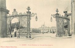 CPA Nancy Place Stanislas et Grilles Jean Lamour 