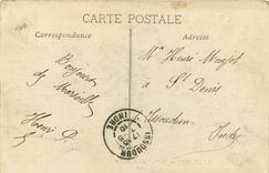 CPA Marseille la Prefecture Tramway Chocolat Menier