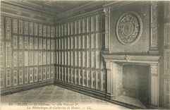 CPA Blois le Chateau Aile Francois Ier la bibliotheque de catherine de Meaux 
