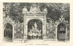 CPA Nancy la fontaine d'Apmphitite 