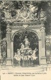CPA Nancy fontaine d'Apmphitite par Guibal et Cyffle Grilles de Jean Lamour 
