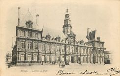 CPA Reims l'Hotel de Ville 