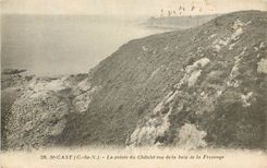 CPA St Cast C du N La pointe du Chatelet vue de la baie de la Fresnaye 