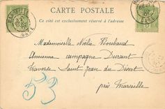 CPA Environs de Nimes Le Pont du Gard (carte 1900)