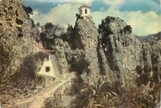 CPM Casteil de Guadalest Alicante Clocher et entree du village 