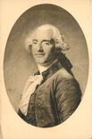 CPA Bibliotheque de Versailles J Boze Portrait au pastel du physicien Charles 