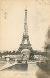 CPA Paris La Tour Eiffel Elephant