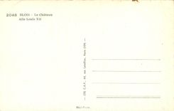 CPA Blois Le Chateau Aile Louis XII 