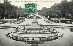 CPA Versailles Le Bassin de Latone Le Tapis Vert et le Canal 
