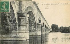 CPA Le Guetin Cher Le Pont Canal cote Sud 