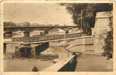 CPA Vues de Paris le Pont des Arts 