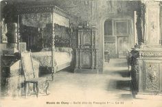CPA Musee de Cluny Salle dite de Francois 1er le Lit 