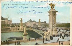 CPA Paris le Pont Alexandre III 