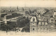CPA Paris Panorama des huit Ponts 