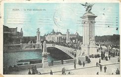 CPA Paris le Pont Alexandre III 
