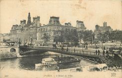 CPA Paris l'Hotel de Ville 