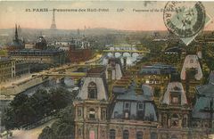 CPA Paris Panorama des Huit Pont 