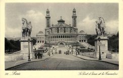 CPA Paris le Pont d'Iena et le Trocadero 