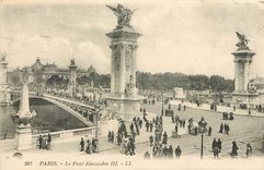 CPA Paris le Pont Alexandre III 