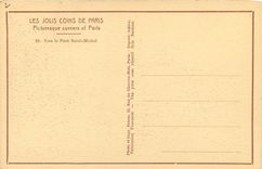 CPA Les jolis coins de Paris vers le pont Saint Michel 