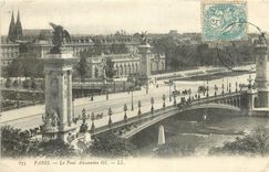CPA Paris Le Pont Alexandre III 