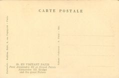 CPA En Visitant Paris Pont Alexandre III et Grand Palais 