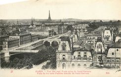 CPA Paris Vue des sept Ponts prise de Saint Gervais 